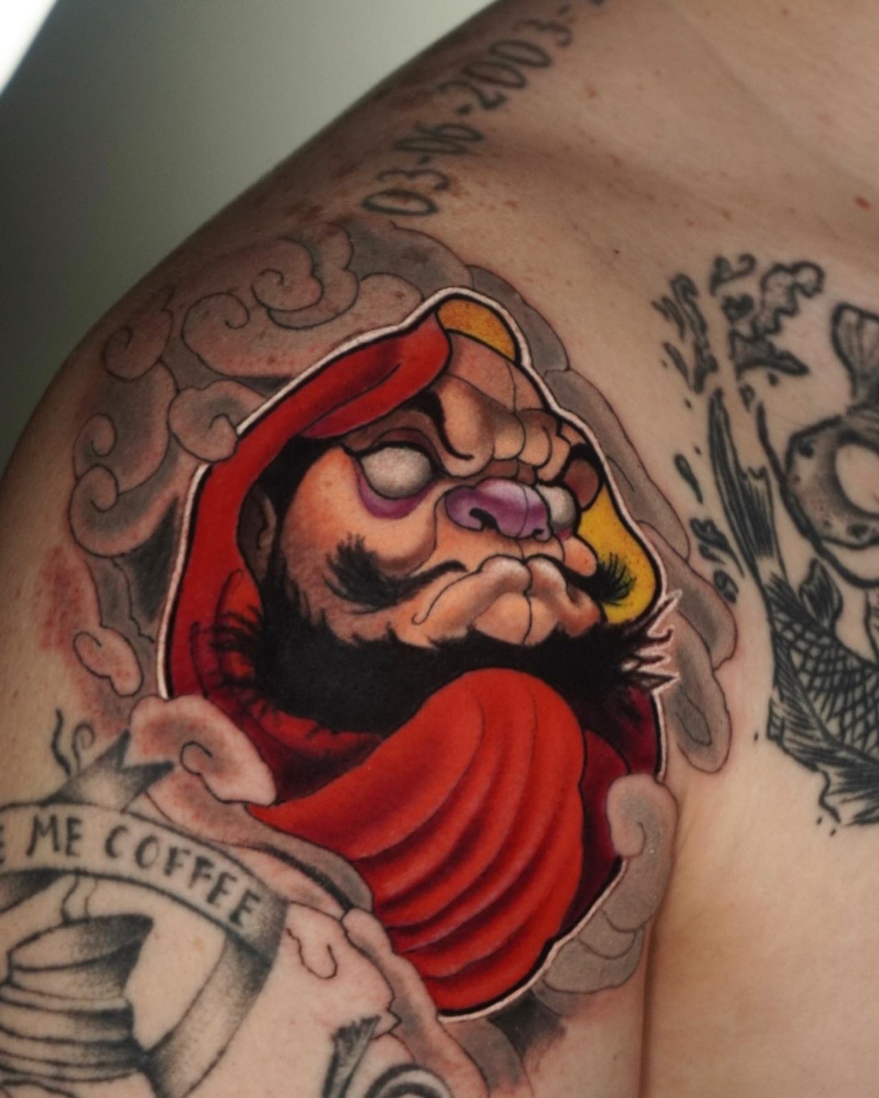 Daruma neojaponés · por @tenso_ve